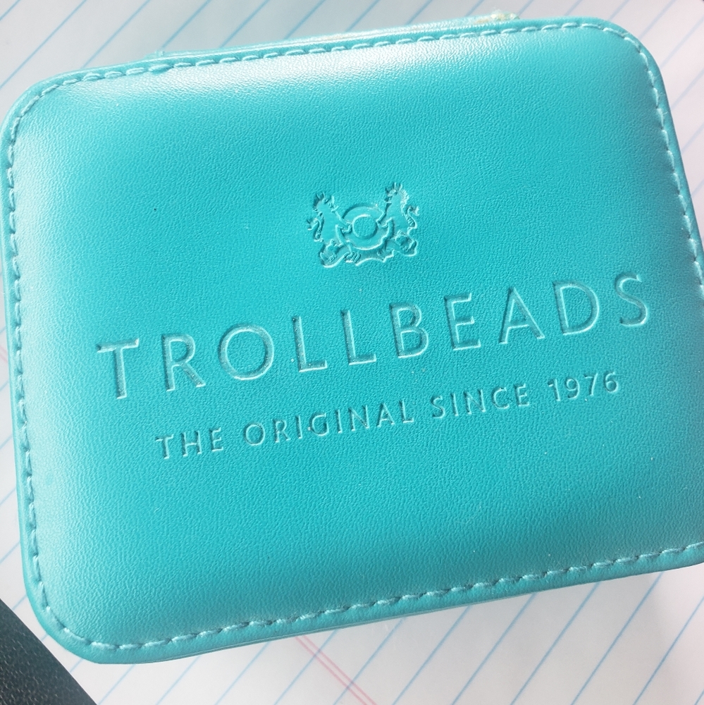 Trollbeads Small blue Jewelry box
